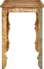 vidaXL Esstisch 110x52x76 cm Altholz Massivholz Produktbild-Vorschau 2