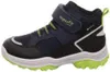 A single blue and green Superfit boot is shown against a white background. Podgląd zdjęcia produktu