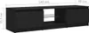 vidaXL Armoire TV avec lampes LED Noir 140x40x36 cm Voir les images du produit 6