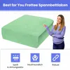 Frottee Spannbettlaken Erbsengrün 80x180 cm mit Gummizug – Produktbild-Vorschau 4
