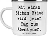 Mr. & Mrs. Panda Teetasse Spruch Bichon Frisé Abenteuer - Produktbild-Vorschau 1