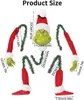 Weihnachten Plüschtier pelzigen grünen Grinch Puppe Hände Produktbild-Vorschau 2