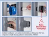 A series of images demonstrating the installation of a pipe fitting. Anteprima dell’immagine prodotto