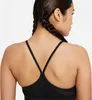 Nike W Nk Indy Bra V-Neck Black/Black/Black/White M Produktbild-Vorschau 13