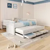 Flieks Hochbett mit Ausziehbarem Bett und 3 Schubladen, Produktbild-Vorschau 3
