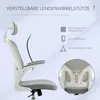 Vinsetto: sedia da ufficio ergonomica con funzione Anteprima dell’immagine prodotto 7