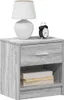 vidaXL Nachttisch mit Schublade Grau Sonoma 39x28x41 cm Produktbild-Vorschau 3