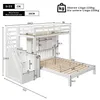 okwish patrová postel patrová postel 90x200cm&140x200cm s Náhled obrázku produktu 9