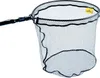 A fishing net with a black handle and a black mesh net. Produktbild-Vorschau