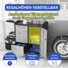Stabiler Metall-Werkzeugschrank mit Rollen – 75 × 42 × 88 Produktbild-Vorschau 13