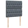 Boxspringbett mit Matratze Dunkelgrau 100x200 cm Samt Produktbild-Vorschau 7
