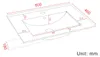 LOMAZOO Badezimmermöbel Mattschwarz 60 cm [MARENZA] - Produktbild-Vorschau 4