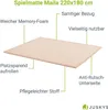 Juskys Krabbelmatte Spielmatte Krabbeldecke 220x180 cm Produktbild-Vorschau 3