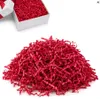 Rot Papierfüllmaterial 100 g – Dekofüllung für Geschenkkörbe, Boxen & Pakete Produktbild-Vorschau