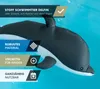 Westmann Stoff Schwimmtier Delfin Grau 40x102x36 cm Produktbild-Vorschau 3