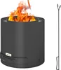 Outsunny Feuerschale Ø45x42cm aus Stahl Feuerstelle mit Produktbild-Vorschau 1
