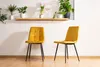 Stuhl Chic Velvet Grau Samtstoff - Polst Produktbild-Vorschau 3