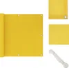 vidaXL Balkon-Sichtschutz Gelb 90x300 cm HDPE -  Produktbild-Vorschau 1
