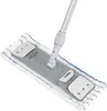 A close-up shot of a flat mop head with a telescopic handle attached, against a white background. Voir les images du produit