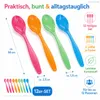Eierlöffel Kunststoff 12 Stück farbig Produktbild-Vorschau 4