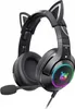 Onikuma K9 RGB Wired with Cat Ears Czarny Słuchawki PC Podgląd zdjęcia produktu 1
