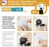 Gancio a parete Static-Loc® Plus Pavia nero set da 2 Anteprima dell’immagine prodotto 7