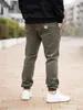 Männer Militär Grün Jogger Stoffhosen Jigga Wear Crown L Produktbild-Vorschau 2