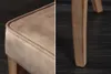 Eleganter Stuhl CASTLE coffee Samt Landhausstil mit Produktbild-Vorschau 10