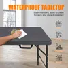 Table pliante de 125 cm, réglable en hauteur, table de Voir les images du produit 3