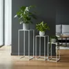 DanDiBo Tabouret pour fleurs Métal Blanc Angulaire Support Voir les images du produit 9