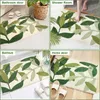 50 * 80 cm Badematte mit grünen Blättern Beflockung Produktbild-Vorschau 6