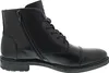 A side view of a black leather boot. Produktbild-Vorschau