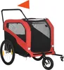 PawHut príves pre psa 2 v 1, príves na bicykel pre psov, Náhľad obrázku produktu 1