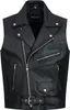 PAULGOS Lederweste Biker Kutte Clubweste Chopper Weste 100% Produktbild-Vorschau 1