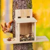 Relaxdays Eichhörnchen Futterhaus, Bausatz, Holz, 2 Produktbild-Vorschau 2