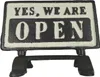 Open-Closed Wendeschild aus Gusseisen Produktbild-Vorschau 2