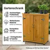 Mucola Geräteschrank Gerätehaus Gartenschuppen Schrank Produktbild-Vorschau 2