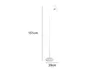 Trio (T412400131) LED Marley FLY 1x 5W GU10 bílá kov Anteprima dell’immagine prodotto 12