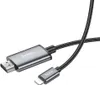 Kabel HOCO Lightning do HDMI 1080p UA27 2m stalowo-szary Podgląd zdjęcia produktu 4