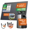 Solarway® 1000Wp / 800W Balkonkraftwerk mit 1,9kWh Speicher Produktbild-Vorschau 1