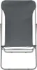 A front view of a gray folding beach chair. Náhľad obrázku produktu