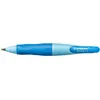 A blue and light blue ergonomic pencil on a white background. Náhled obrázku produktu