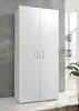 Schrank - Weiß - 80 x 185 x 40 cm - 6 Einlegeböden Produktbild-Vorschau 3