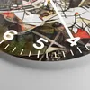Wanduhr - Rund - Glasuhr - Abstraktion modern - 30x30cm - Produktbild-Vorschau 5