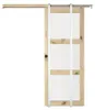 Versenkbare Schiebetür mit 3 Glasscheiben - H 205 x B 63 cm Produktbild-Vorschau 1