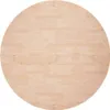 A circular wooden tabletop shown from a top-down perspective against a white background. Anteprima dell’immagine prodotto