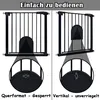 YZNAHRE Treppenschutzgitter mit katzenklappe Ohne Bohren Produktbild-Vorschau 4