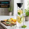 Arendo Glaskaraffe mit Deckel, 1,2 L, Wasserkaraffe, Produktbild-Vorschau 5