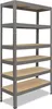 shelfplaza PRO 200x80x40 cm Schwerlastregal in grau mit 6 Produktbild-Vorschau 1