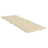 vidaXL Coussin pour chaise longue Beige 186x58x4 cm Tissu Voir les images du produit 4
